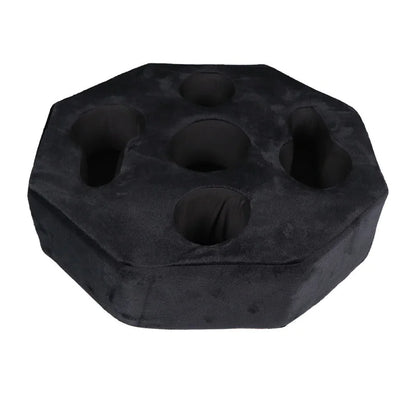 Anti-Overflow Couch Cup Holder Grey Hexagon