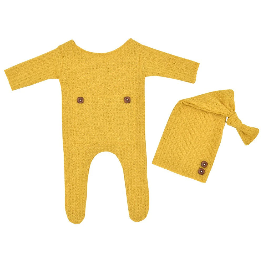 Tiny Trends: Adorable Newborn Apparel for Your Little Star Yellow Newborn