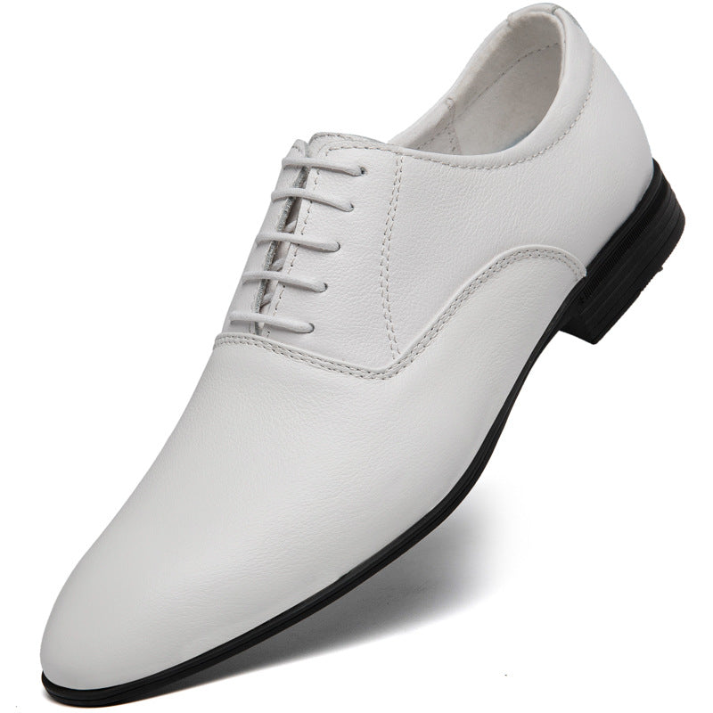 Men's Pointed Business Casual Leather Shoes