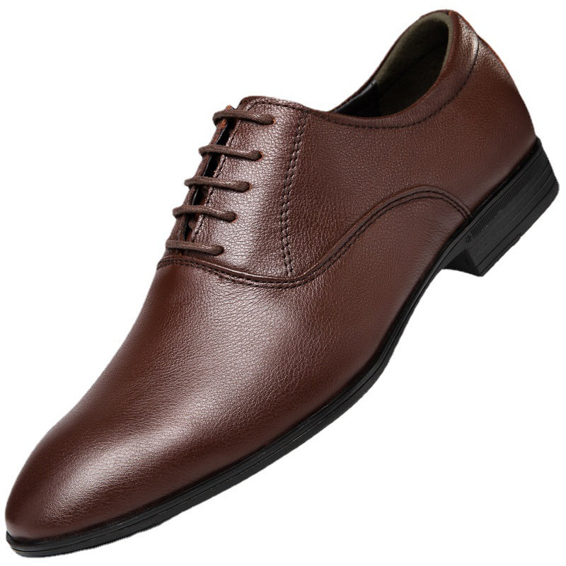 Men's Pointed Business Casual Leather Shoes