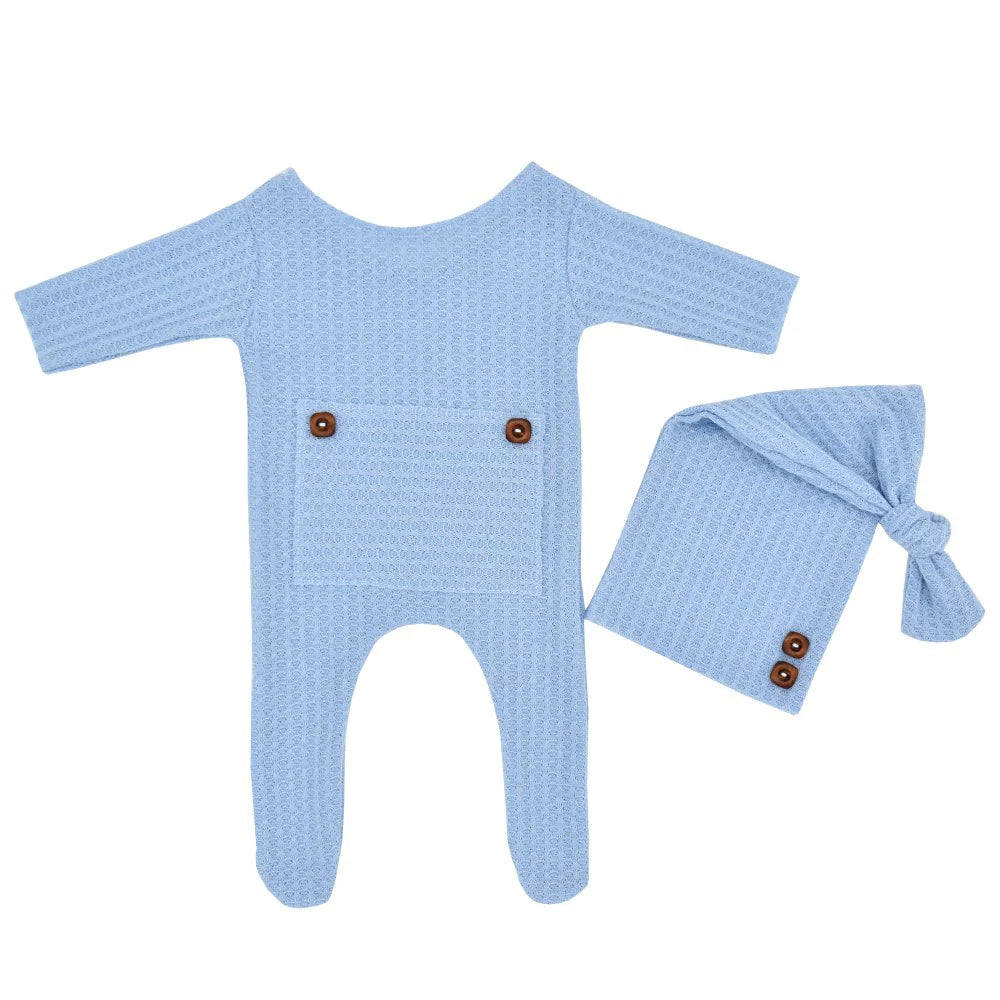 Tiny Trends: Adorable Newborn Apparel for Your Little Star Light Blue Newborn