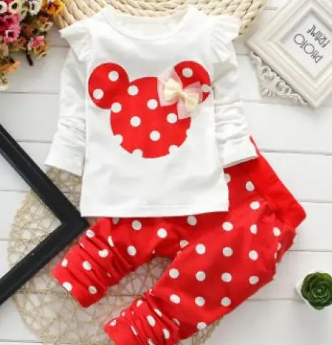 Baby Cotton Suit Red