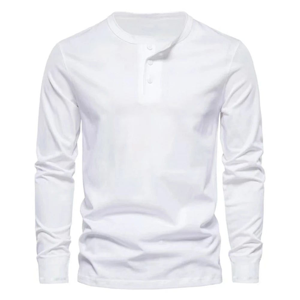 Holiday Vacation T Shirt Cotton Crew Neck Soft Business Solid Color Casual Stretch Collared Gildan Henley Shirt White