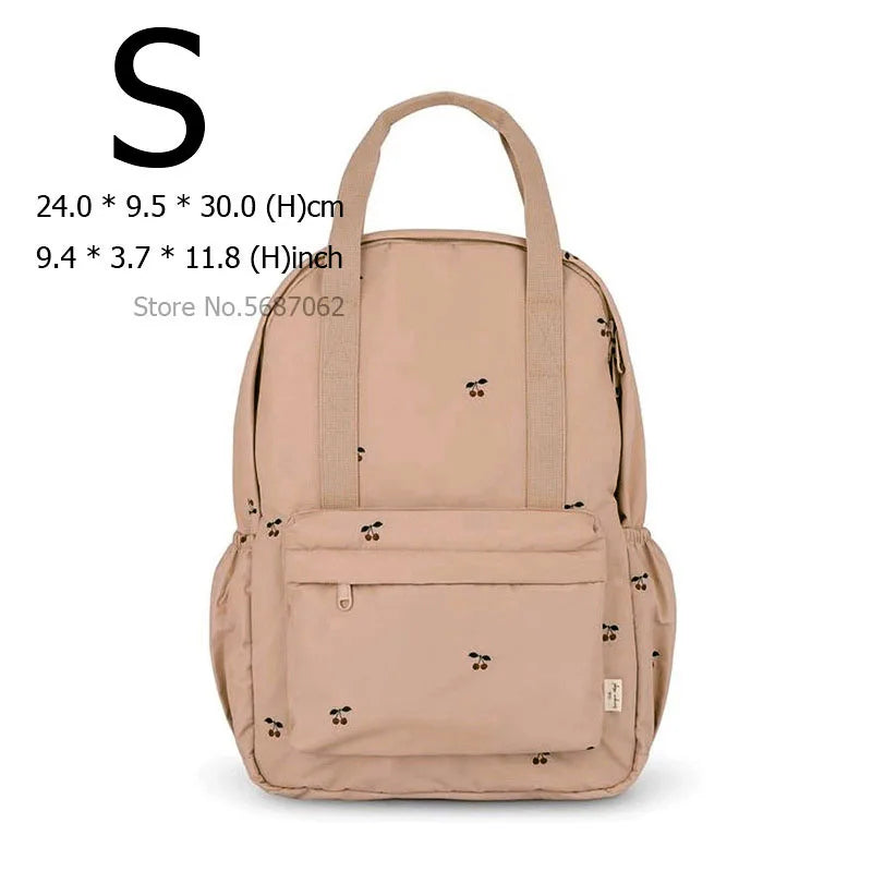 KS Baby Backpack Kids Schoolbag Kindergarten Bags Brand Cherry Lemon Children's Boys Girls Mom Traveling Storage Bag Wholesale S 05