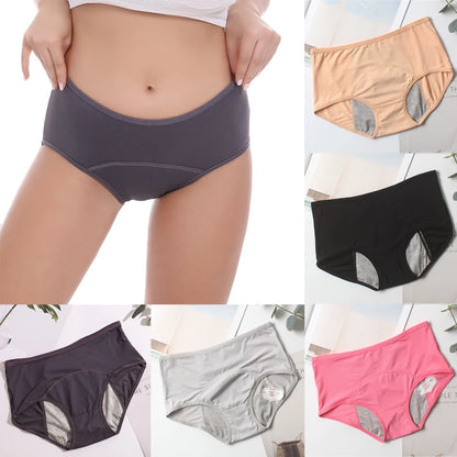 Women Leak Proof Menstrual Period Panties Underwear Physiological Antibacterial Briefs Pants Leakproof Women Period Underwear