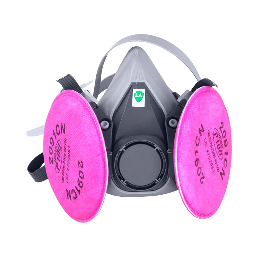 Dust Mask 6200 with P100 Anti-Particle Filter | Industrial Dustproof PM2.5 Mask