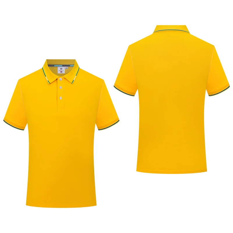 New Clothing Summer Streetwear Casual Fashion Tops Solid Color Polo Shirts Short Sleeve Fashion Lapel Male Top Large Size