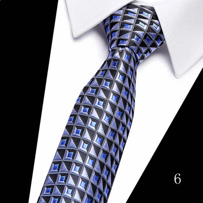 Luxurious Great Quality 7.5 cm 1Neck Tie Formal Clothing hombre Men Accessories Neck tie Fit Workplace Holiday Party 12615-06