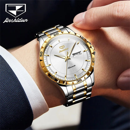 Top Brand Men's Watches Fully Automatic Mechanical Watch Waterproof Calendar Fashion Wristwatch