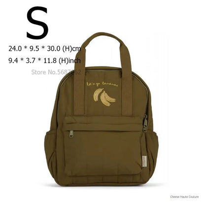 KS Baby Backpack Kids Schoolbag Kindergarten Bags Brand Cherry Lemon Children's Boys Girls Mom Traveling Storage Bag Wholesale S 02