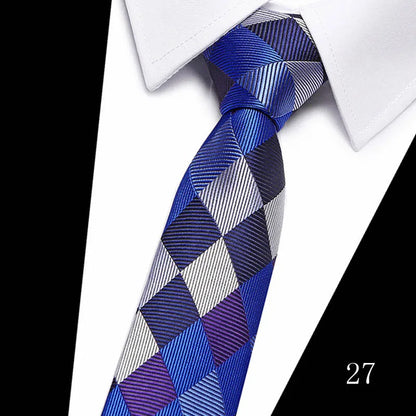 Luxurious Great Quality 7.5 cm 1Neck Tie Formal Clothing hombre Men Accessories Neck tie Fit Workplace Holiday Party 12615-27