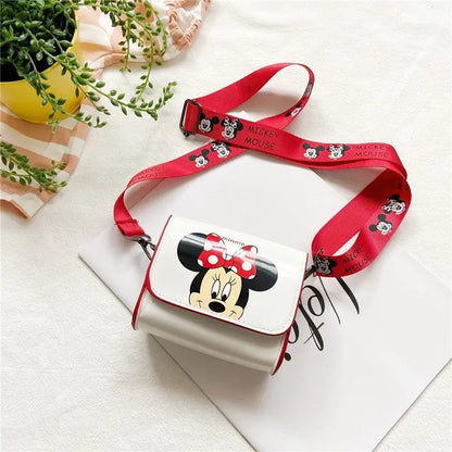 Disney Mickey Minnie Mouse Shoulder Bag Donald Daisy Duck Messenger Bag Children's Bag Cute Coin Purse Fashion Anime Gifts C