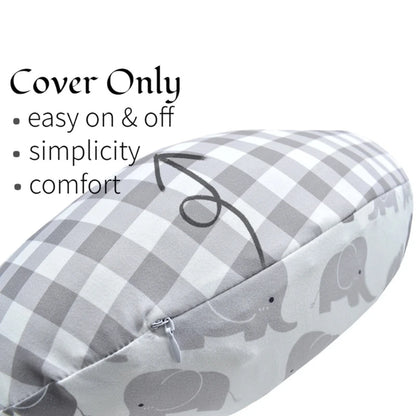 Detachable Baby Nursing Pillow Cover – Soft, Breathable Breastfeeding Pillow Sleeve for Moms