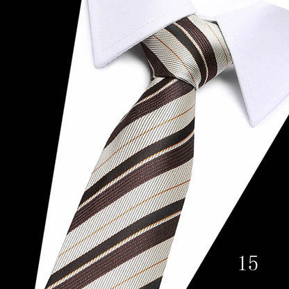 Luxurious Great Quality 7.5 cm 1Neck Tie Formal Clothing hombre Men Accessories Neck tie Fit Workplace Holiday Party 12615-15