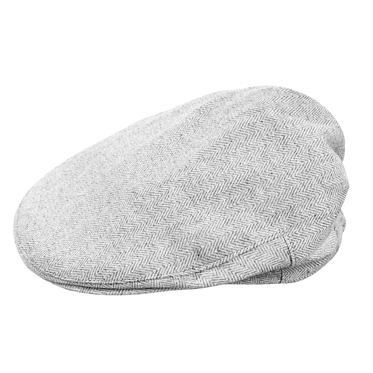 Classic Baby Boy Newsboy Cap - Herringbone Pattern for Special Occasions 6