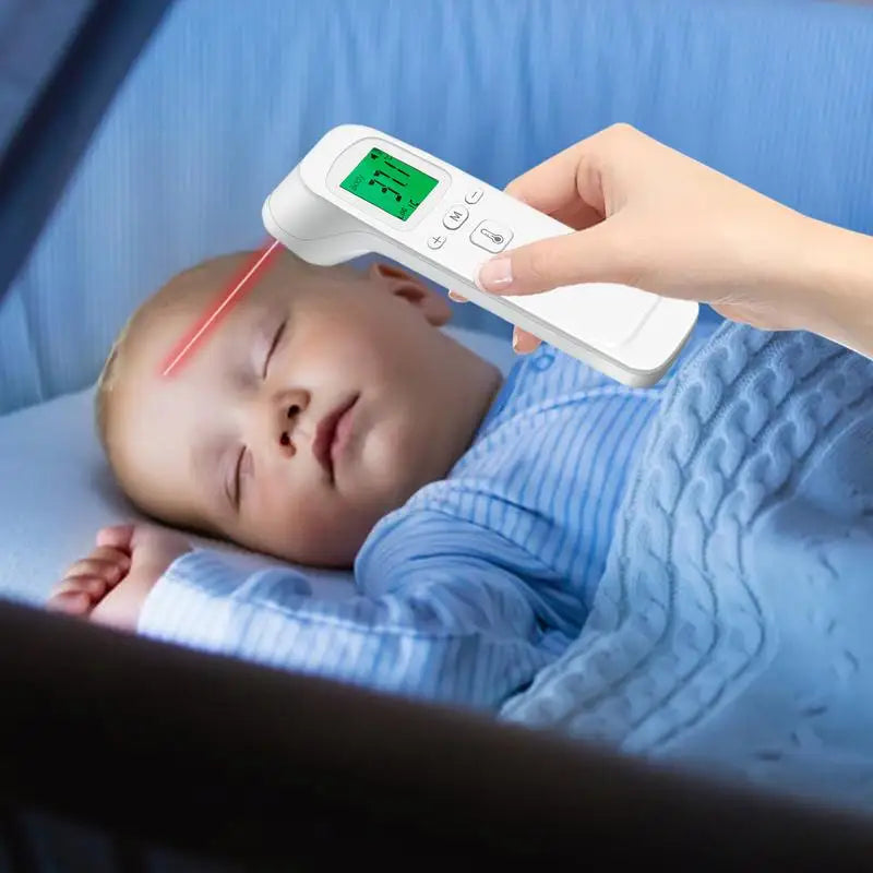 No-Touch Infrared Forehead Thermometer – Digital Temperature Gauge for Adults & Kids, Fast & Accurate