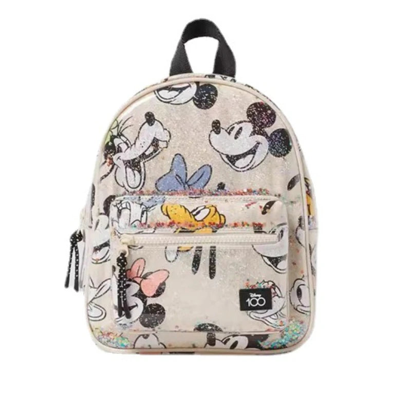 27X21X10 cm Disney cartoon Mickey Mouse New Kids Backpack Mini Schoolbag Girls and Boys Cute Shoulder Bag