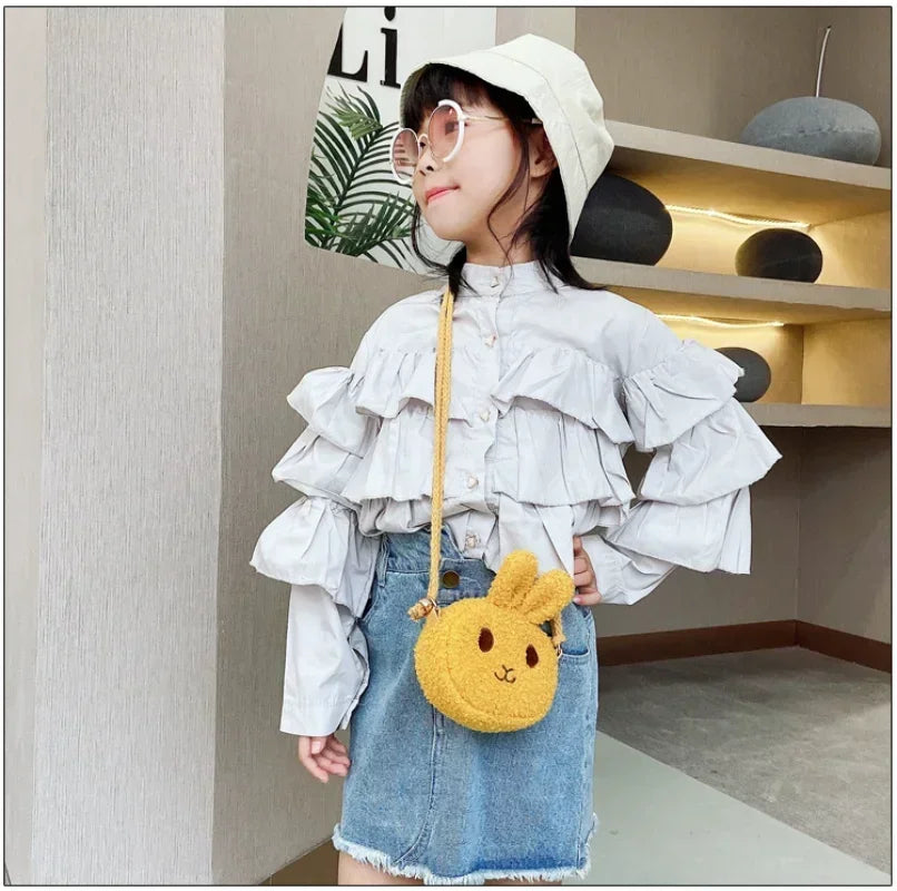 New Cute Little Rabbit Baby Girls Handbags Fashion School Bags for Girls Kids Small Shoulder Lunch Bags Child Girl Backpacks