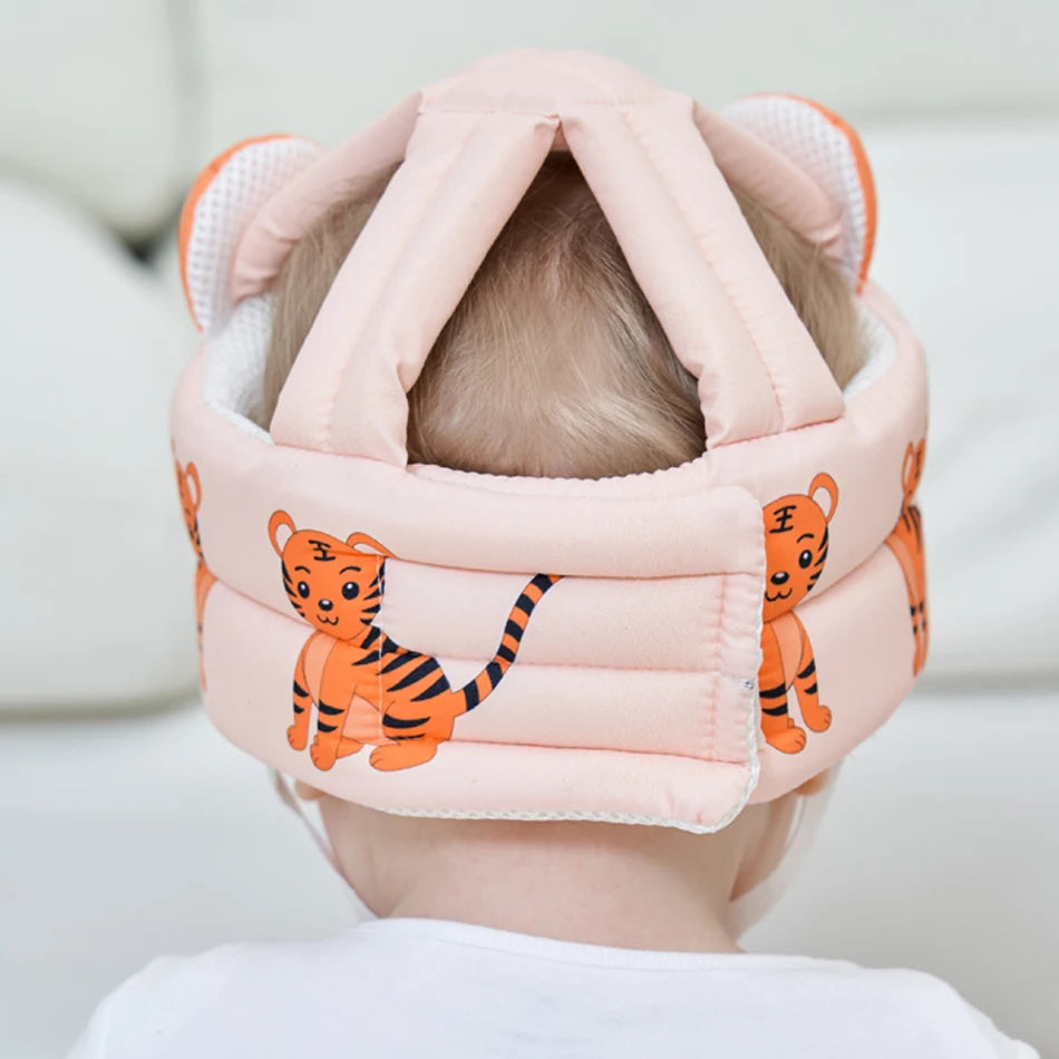 Position Safety Helmet Head Protection Hat Toddler Anti-fall Pad Baby Learn To Walk Crash Cap Adjustable Protective