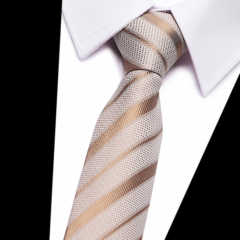 Luxurious Great Quality 7.5 cm 1Neck Tie Formal Clothing hombre Men Accessories Neck tie Fit Workplace Holiday Party