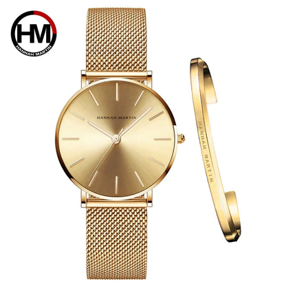 2023 Women's Rose Gold Mesh Quartz Watch CC36-WJJ-SZA-J CHINA