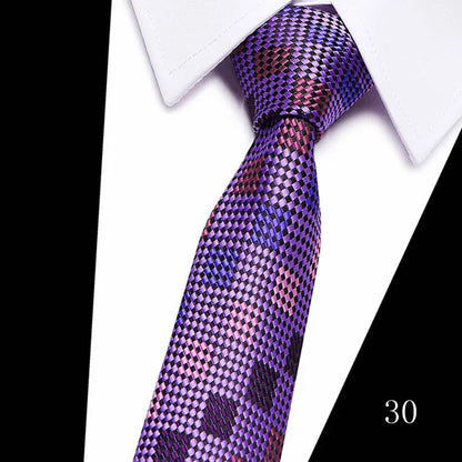 Luxurious Great Quality 7.5 cm 1Neck Tie Formal Clothing hombre Men Accessories Neck tie Fit Workplace Holiday Party 12615-30