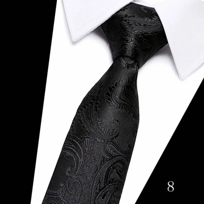 Luxurious Great Quality 7.5 cm 1Neck Tie Formal Clothing hombre Men Accessories Neck tie Fit Workplace Holiday Party 12615-08