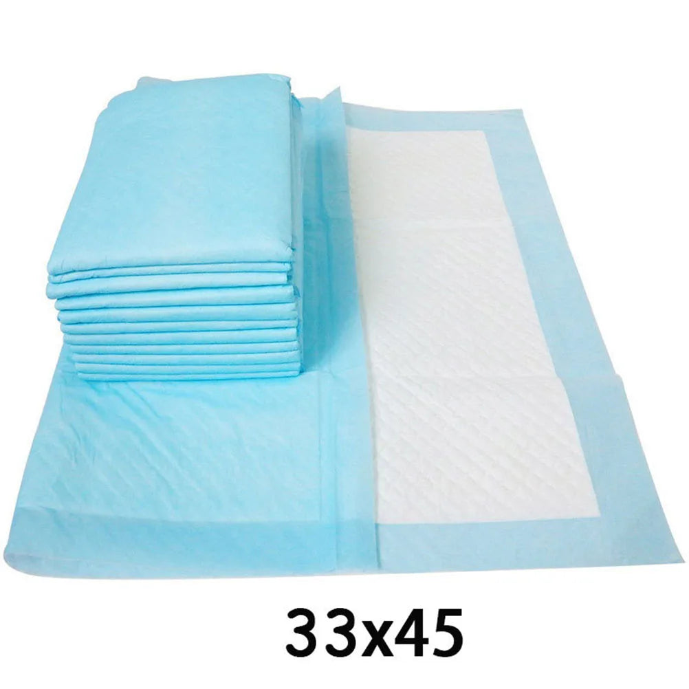 20pcs Disposable Adult Diaper Urine Bed Pads Disposable Diapers Elderly Patients Diaper Bed Pads Water Absorption Nappy Bed Mat 45x33cm