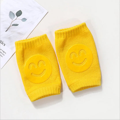 Baby Knee Pad Kids Safety Crawling Elbow Cushion Infants Toddlers Protector Safety Knee Pad Leg Warmer Girls Boys Accessories straight yellow