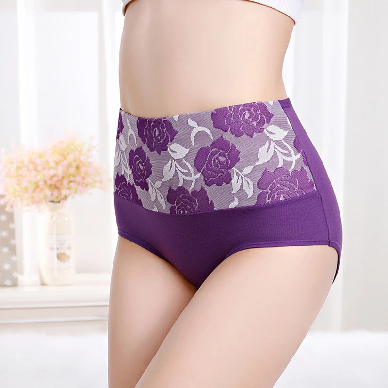 3Pcs/Lot Female Underwear Postpartum Recovery Briefs for Ladies High Waist Panties for Women Sexy Lingeries Plus Size L-5XL