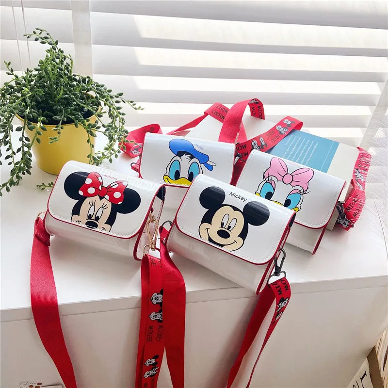 Disney Mickey Minnie Mouse Shoulder Bag Donald Daisy Duck Messenger Bag Children's Bag Cute Coin Purse Fashion Anime Gifts