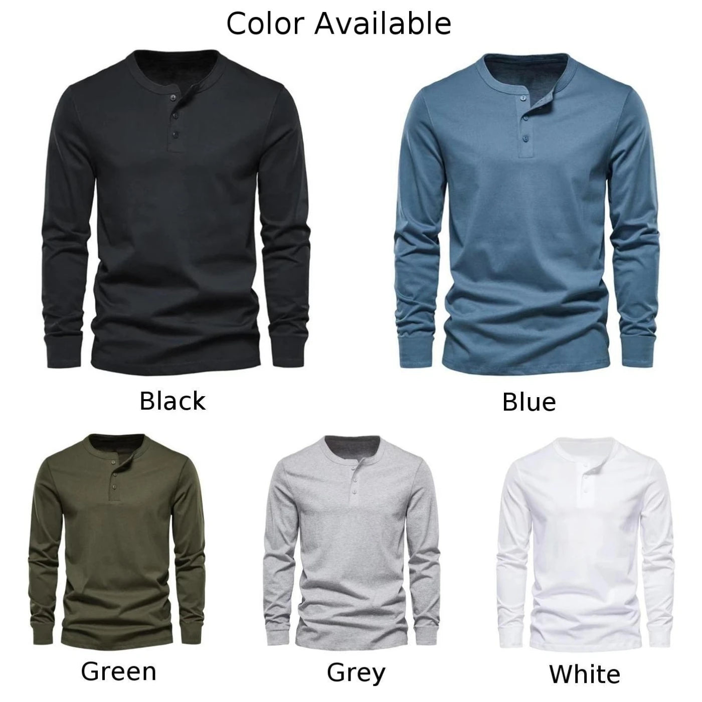 Top T Shirt Collared Cotton Crew Neck Formal Gildan Henley Shirt LONG SLEEVE Preshrunk Long Sleeve Holiday Vacation