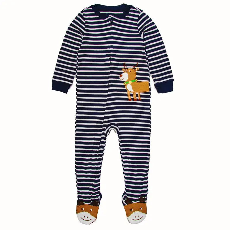 Four seasons spring and summer boys and girls one-piece baby cotton crawling clothes baby spring and autumn rompers children's f Photo10