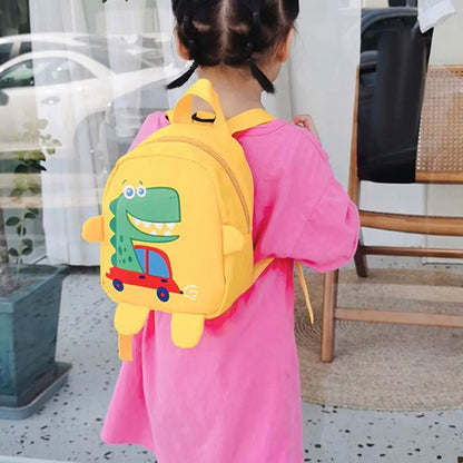 Boys Girls Cartoon Dinosaur Safety Harness Anti-lost Backpacks School Bags Toddler Rucksack Kindergarten Schoolbag