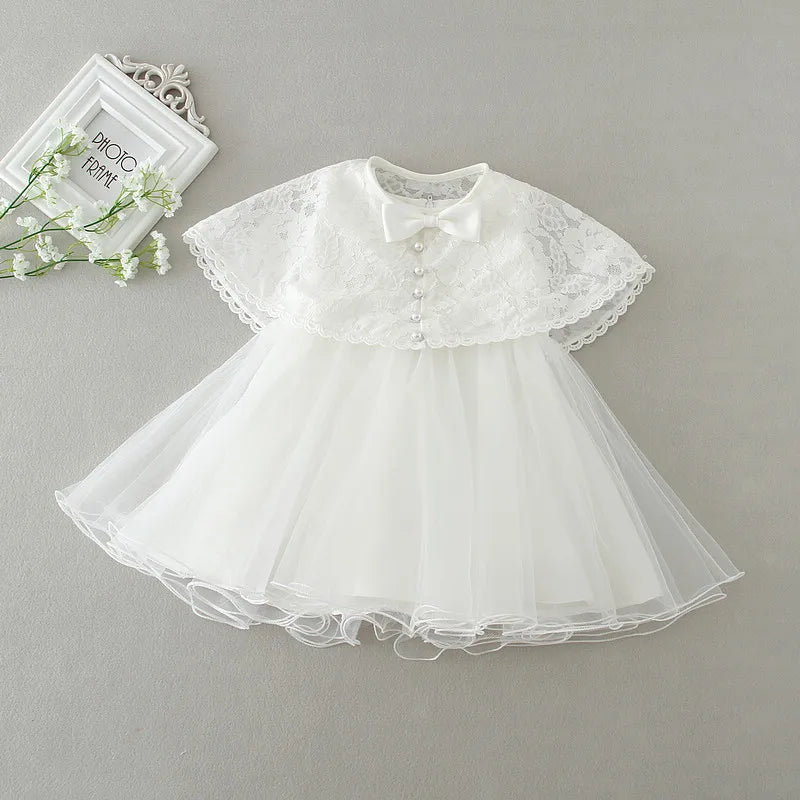 2-Piece Baby Girl Dress Set | 3-24 Months Infant Formal Dresses for Birthday, Wedding, Christening, Baptism