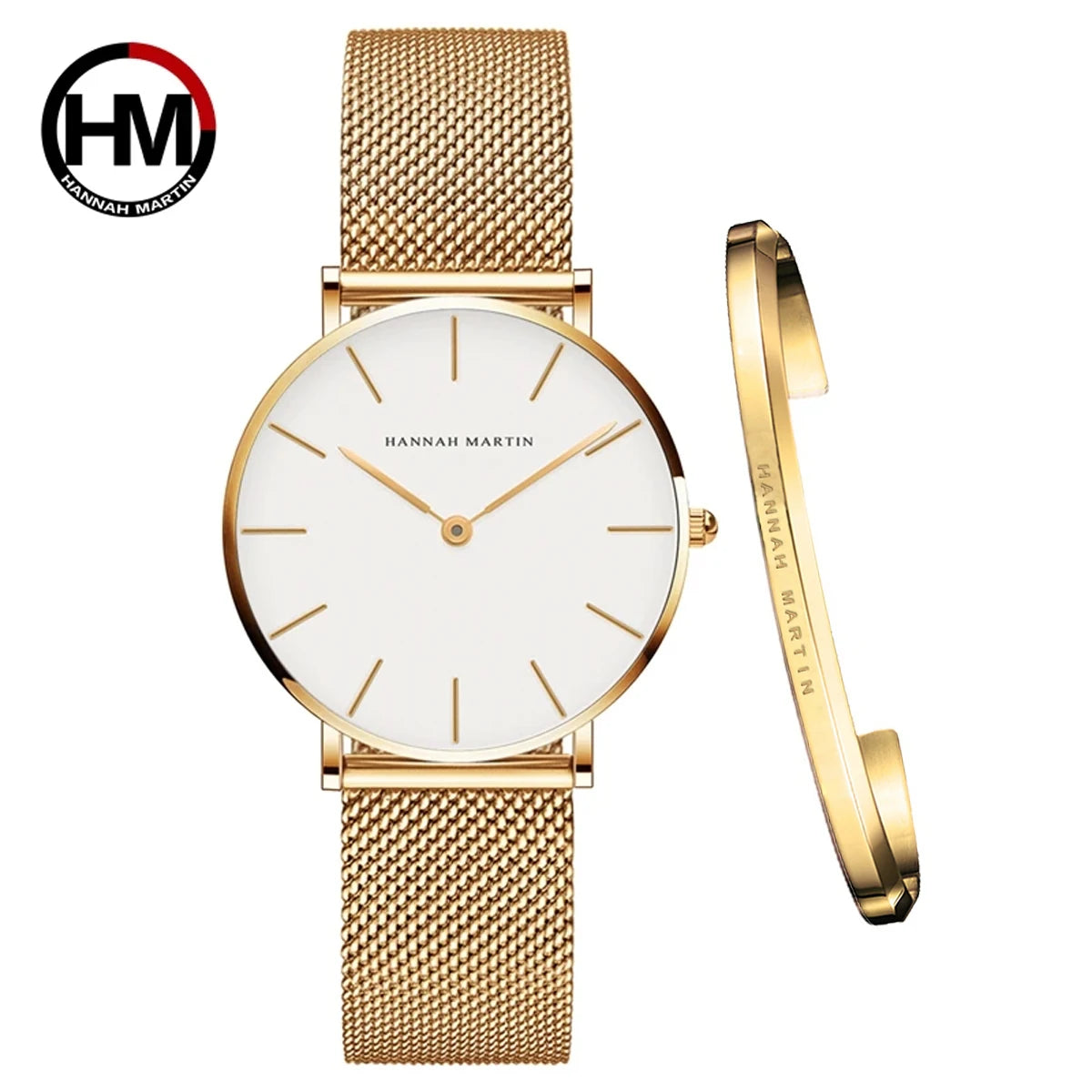 2023 Women's Rose Gold Mesh Quartz Watch CB36-WJJ-SZA-J CHINA