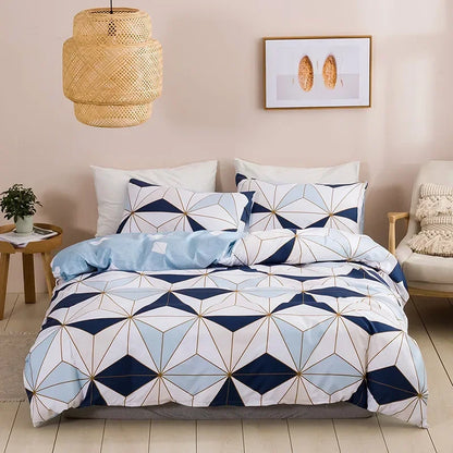 Queen Bedding Set Soft King Duvet Cover Cheap Single Double quilt cover 1