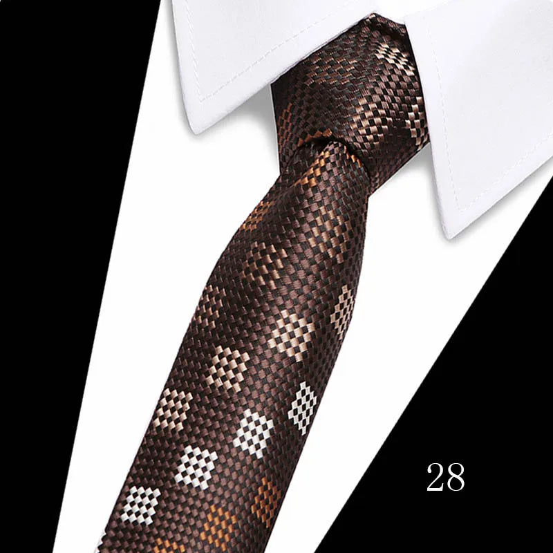 Luxurious Great Quality 7.5 cm 1Neck Tie Formal Clothing hombre Men Accessories Neck tie Fit Workplace Holiday Party 12615-28