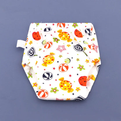 Reusable Waterproof Baby Training Pants - Soft Cotton for Gentle Potty Training Colorful candy