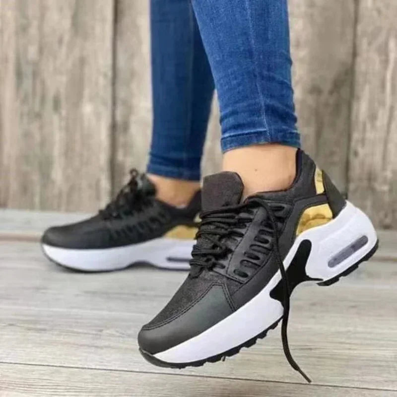 Women's Platform Sneakers | Comfortable Anti-Slip Mesh Running Shoes | Casual Plus Size Zapatillas De Mujer