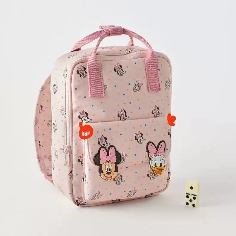 Disney cartoon Minnie Mouse New Kids Backpack Mini Schoolbag Girls and Boys Cute Shoulder Bag