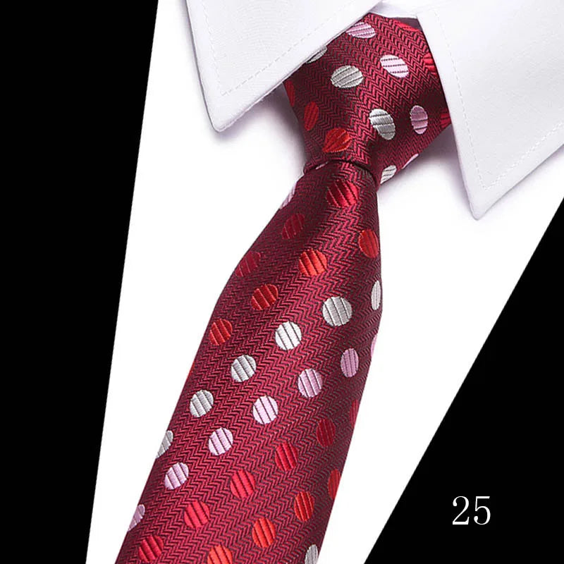 Luxurious Great Quality 7.5 cm 1Neck Tie Formal Clothing hombre Men Accessories Neck tie Fit Workplace Holiday Party 12615-25