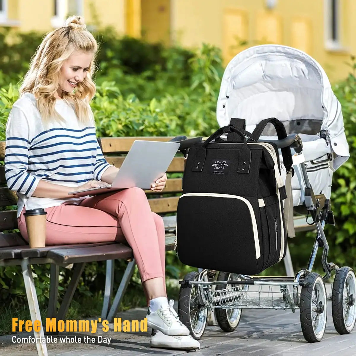 Nappy Backpack Bag Mummy Large Capacity Bag Mom Baby Multi-Function Waterproof Outdoor Travel Diaper Bags