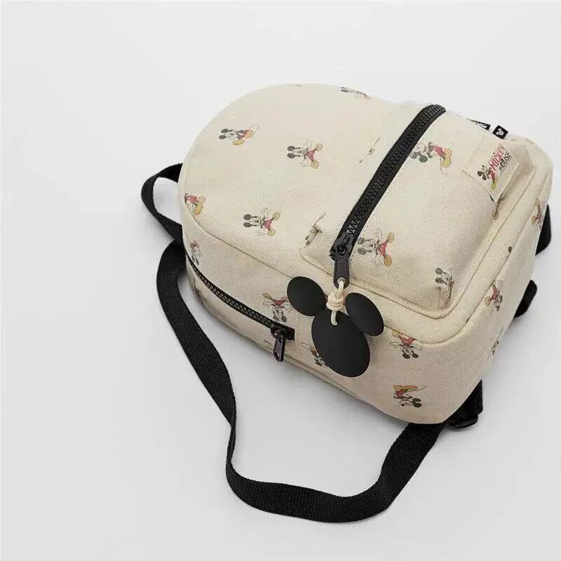 New 25X17X9 cm Disney cartoon Mickey Mouse New Kids Backpack Mini Schoolbag Girls and Boys Cute Shoulder Bag