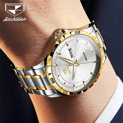 Top Brand Men's Watches Fully Automatic Mechanical Watch Waterproof Calendar Fashion Wristwatch