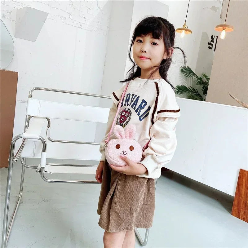 New Cute Little Rabbit Baby Girls Handbags Fashion School Bags for Girls Kids Small Shoulder Lunch Bags Child Girl Backpacks