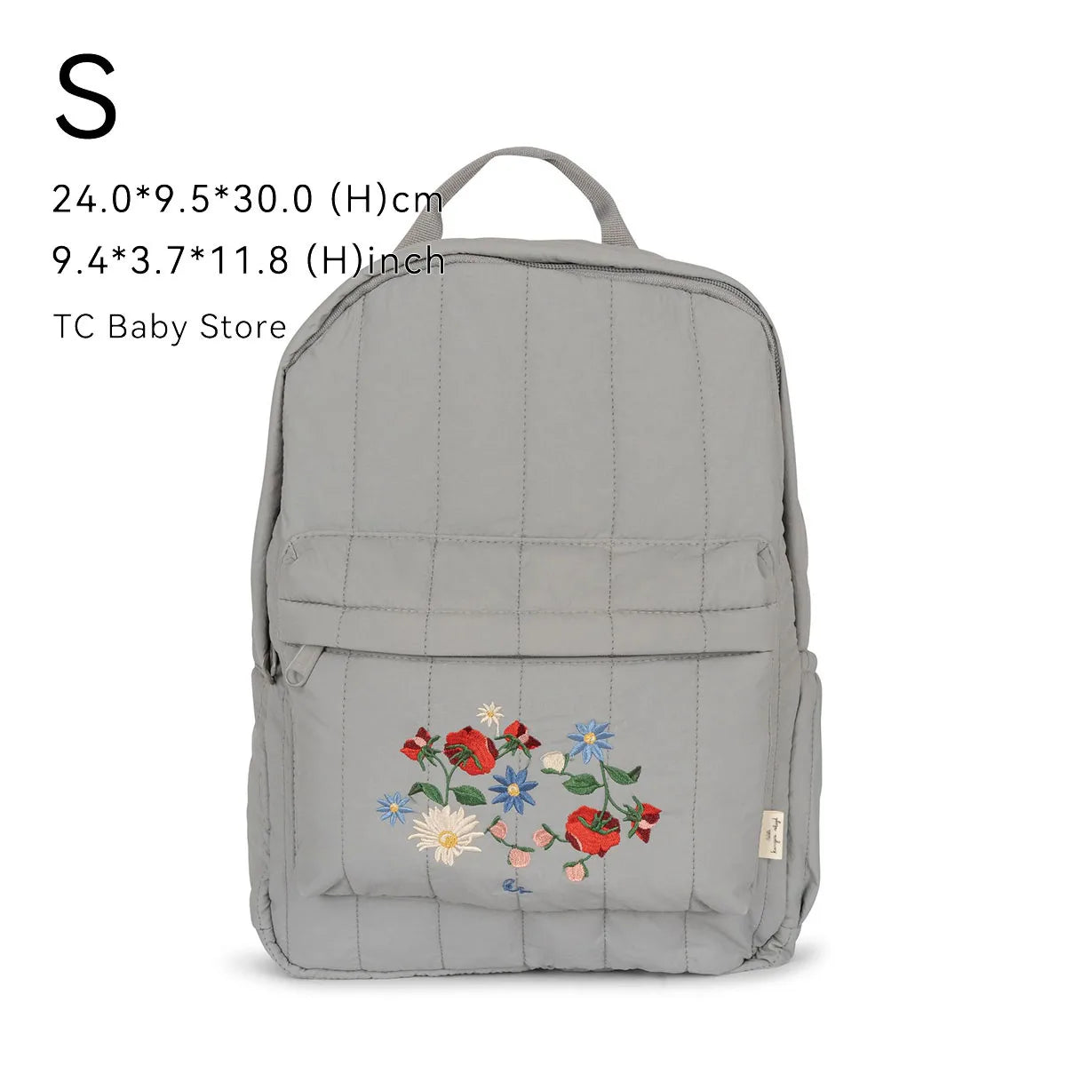 KS Baby Backpack Kids Schoolbag Kindergarten Bags Brand Cherry Lemon Children's Boys Girls Mom Traveling Storage Bag Wholesale S 08 flowers