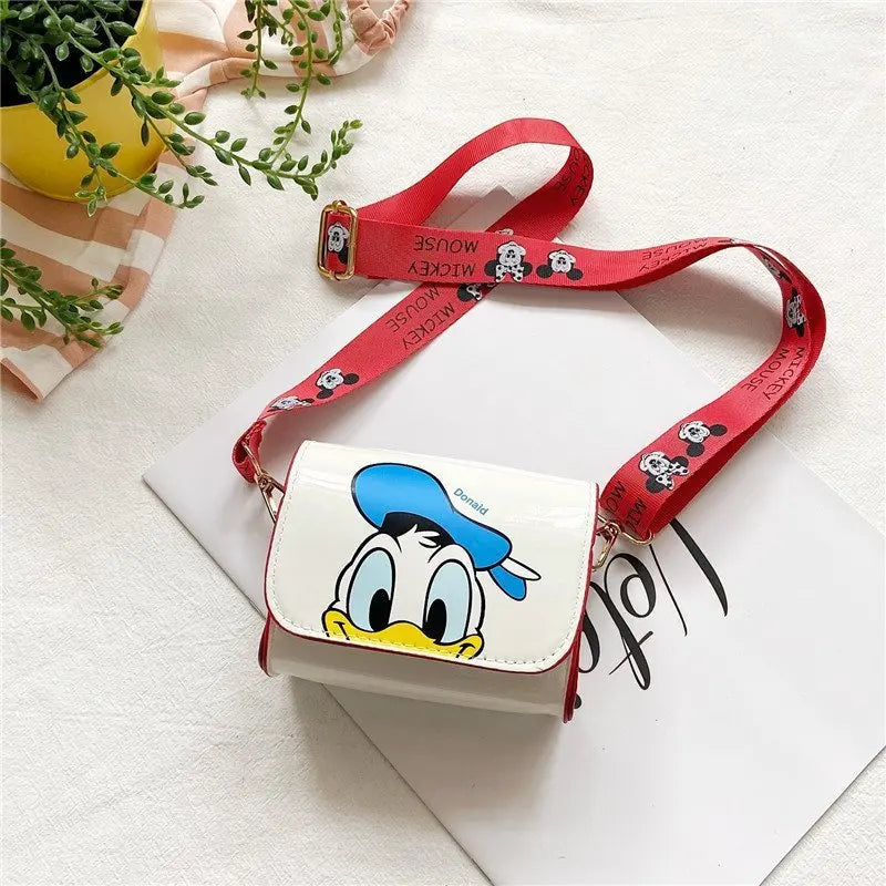 Disney Mickey Minnie Mouse Shoulder Bag Donald Daisy Duck Messenger Bag Children's Bag Cute Coin Purse Fashion Anime Gifts D