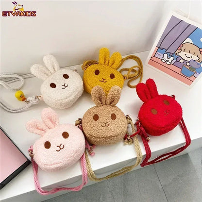 New Cute Little Rabbit Baby Girls Handbags Fashion School Bags for Girls Kids Small Shoulder Lunch Bags Child Girl Backpacks