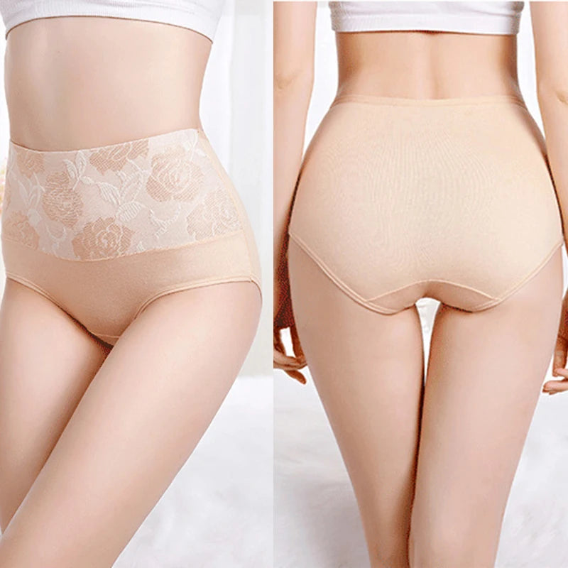 3Pcs/Lot Female Underwear Postpartum Recovery Briefs for Ladies High Waist Panties for Women Sexy Lingeries Plus Size L-5XL